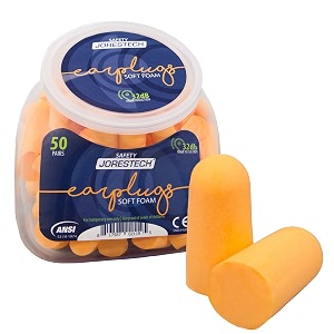 JORESTECH Safety Ultra Soft Foam Ear Plugs