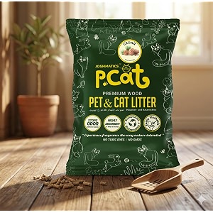 joshmatic39s pcat premium cedar cat litter pellets  100 natural wood flushable amp biodegradable dust-free superior odor control eco-friendly clumping litters for cats amp small pet 94kg16l