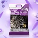 Joshmatic 5L Cat Litter Pack of 1– Lavender Scent Easy Clump Bentonite with Activated Carbon, Odor Control, 90% Dust-Free, Antibacterial, Multi-Cat, Super Absorbent, Non-Toxic, Fast Clumping Litter