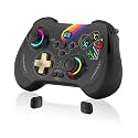 Joso Mobile Gaming Controller for iPad/iPhone/Tablet, Cloud Controller Remote Joystick for iOS/Android, Wireless Switch Controller with Macro Buttons/Hall-Rocker/Hall-Trigger - Starry Star Black