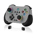 Joso Mobile Gaming Controller for iPad/iPhone/Tablet, Cloud Controller Remote Joystick for iOS/Android, Wireless Switch Controller with Macro Buttons/Hall-Rocker/Hall-Trigger - Grey