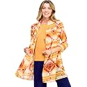 Jostar Women's Mesh Jacket Cardigan - 3/4 Sleeve Sheer Lightweight Open Front Princess Soft Drape Knit Sweater