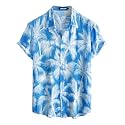 JOTOOK Mens Hawaiian Shirt Short Sleeve Button