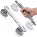 JOTPE Grab Bars for Shower, Bathroom Grab Handle, 2 Pack White &amp; Gray