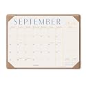 Jotsome Desk Calendar 2026-2027 with Protective Mat, Desktop Calendar