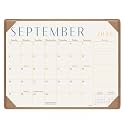 Jotsome Desk Calendar 2026-2027 with Protective Mat, Large Desk Calendar