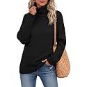 Jouica Women 2026 Fall Turtleneck Chunky Oversized Tunic Sweaters Pullover