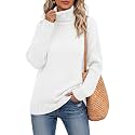 Jouica Women 2026 Fall Turtleneck Chunky Oversized Tunic Sweaters Pullover