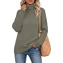 Jouica Women 2026 Fall Turtleneck Chunky Oversized Tunic Sweaters Pullover