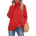 Jouica Women 2026 Fall Turtleneck Chunky Oversized Tunic Sweaters Pullover