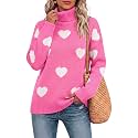 Jouica Women 2026 Fall Turtleneck Chunky Oversized Tunic Sweaters Pullover