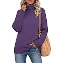 Jouica Women 2026 Fall Turtleneck Chunky Oversized Tunic Sweaters Pullover