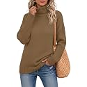 Jouica Women 2026 Fall Turtleneck Chunky Oversized Tunic Sweaters Pullover