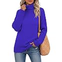 Jouica Women 2026 Fall Turtleneck Chunky Oversized Tunic Sweaters Pullover