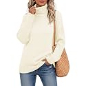 Jouica Women 2026 Fall Turtleneck Chunky Oversized Tunic Sweaters Pullover