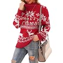 Jouica Women's Winter Longt Sleeve Sweater Oversized Knitted Pullover Sweater