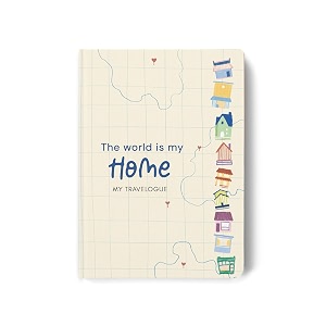the journal lab my travelogue travel journal scrapbook for adults amp kids diary with pockets  space for fun prompts  memories best for gifts 176 pages home