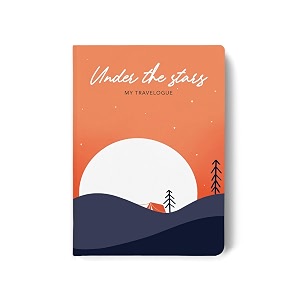 the journal lab  my travelogue travel journal scrapbook for adults amp kids travel diary with pockets amp space for fun prompts travel challenges memories best for travel gifts  176 pages  camping