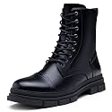 Jousen Men's Boots Fashion Motorcycle Combat Boots