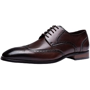 Jousen Mens Dress Shoes Leather Oxford Formal