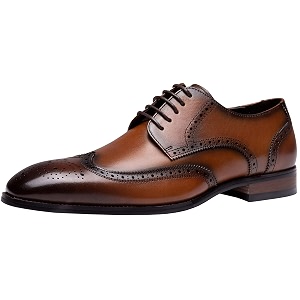 Jousen Mens Dress Shoes Leather Oxford Formal