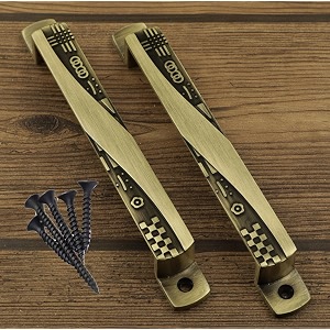 jovial 132 main door handledoor handlepull handlehandle set 7 inch finish antique brass material  zink alloy 2 pcs set