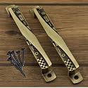 Jovial 132 Main Door Handle/Door Handle/Pull Handle/Handle Set (7 Inch, Finish: Antique Brass, Material : Zink Alloy, 2 Pcs Set)