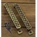 Jovial 133 Main Door Handle/Door Handle/Pull Handle/Handle Set (7 Inch, Finish: Antique Brass, Material : Zink Alloy, 2 Pcs Set)