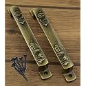 Jovial 134 Main Door Handle/Door Handle/Pull Handle/Handle Set (7 Inch, Finish: Antique Brass, Material : Zink Alloy, 2 Pcs Set)