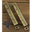 Jovial 124 Main Door Handle/Door Handle/Pull Handle/Handle Set (7 Inch, Finish: Antique Brass, Material : Zink Alloy, 2 Pcs Set)