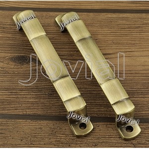 jovial libo main door handledoor handlepull handlehandle set 7 inch finish antique brass material  zink alloy 2 pcs set
