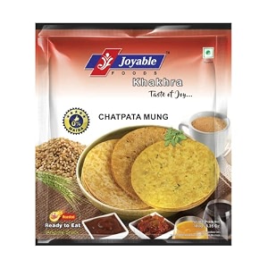 joyable chatpata mung khakhra - pack of 6 180 gms each