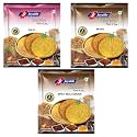 Joyable Khakhra (Ragi/Nachni, Mung, Spicy Multigrain) Combo - Pack Of 6, 200 Gms Each | Healthy Traditional Gujarati Snacks | Ready To Use | Vaccum Packed