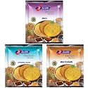 Joyable Diet Khakhra (Ragi, Chatpata Mung, Spicy Multigrain) Healthy Traditional Gujarati Snacks | Ready To Serve | Vaccum Packed - Pack Of 6, 180 Gms Each