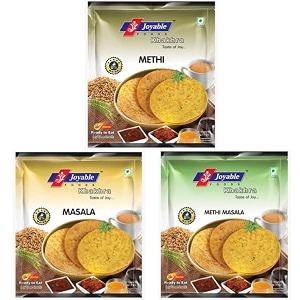 joyable khakhra methi masala methi masala - pack of 6 180 gms each