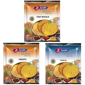 joyable khakhra tomato panipuri chat masala - pack of 6 180 gms each