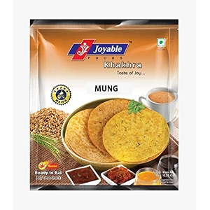 joyable mung khakhra - pack of 6 180 gms each