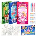 JoyCat 3 Pack Pocket Paint with Water Coloring Books for Kids