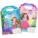 JoyCat Coloring Books for Kids Ages 4-8, Mermaid & Princess, Set of 2