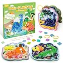 JoyCat Dinosaur Poke Art Kit for Kids, Reusable EVA Boards, Easy to Carry