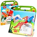 JoyCat Dinosaur Water Coloring Book for Toddler 1-3, 13 Pages, No-Mess