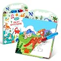 JoyCat Dinosaur Water Coloring Book for Toddlers &amp; Kids, 13 Pages, No-Mess