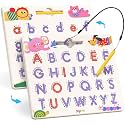 JoyCat Magnetic Animal Letter Tracing Board, Double-Sided ABC Writing Toy