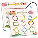 JoyCat Magnetic Animal Shapes and Lines Tracing Board, Pencil Control Toy