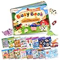 JoyCat Preschool Busy Book for Toddlers Ages 3-5, English and Spanish
