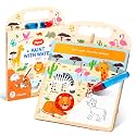 JoyCat Safari Water Coloring Book for Toddlers &amp; Kids, 13 Pages, No-Mess