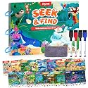 JoyCat Seek & Find Game Book - Animal Preschool Learning Activity