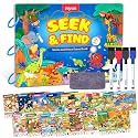 JoyCat Seek & Find Game Books - Preschool Learning Activity for 3-8