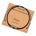Nana Morse Code Bracelet for Grandma Birthday Christmas Gift for Grandma
