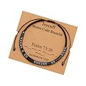 JoycuFF Inspirational ???????????????????? ???????????????? ???????????????????????????????????? ???????????? ???????????????????? Men Secret Message Obsidian Beads ???????????????????????????????? Woven Jewelry ?????????????